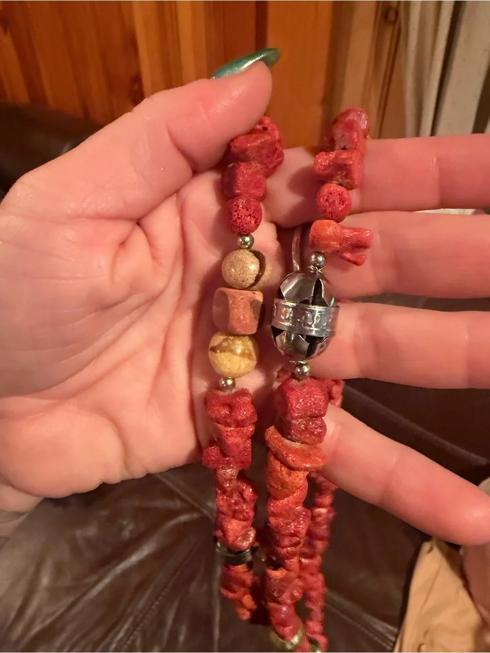 Vintage Real Coral Necklace